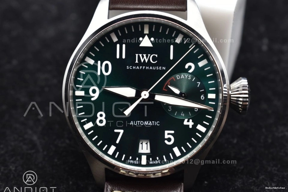 Pilot Strap Leather Big HighQuality A Best 524 ZF Brown Edition Real IW500901 on 0321